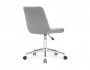 Честер светло-серый / хром Офисное кресло недорого