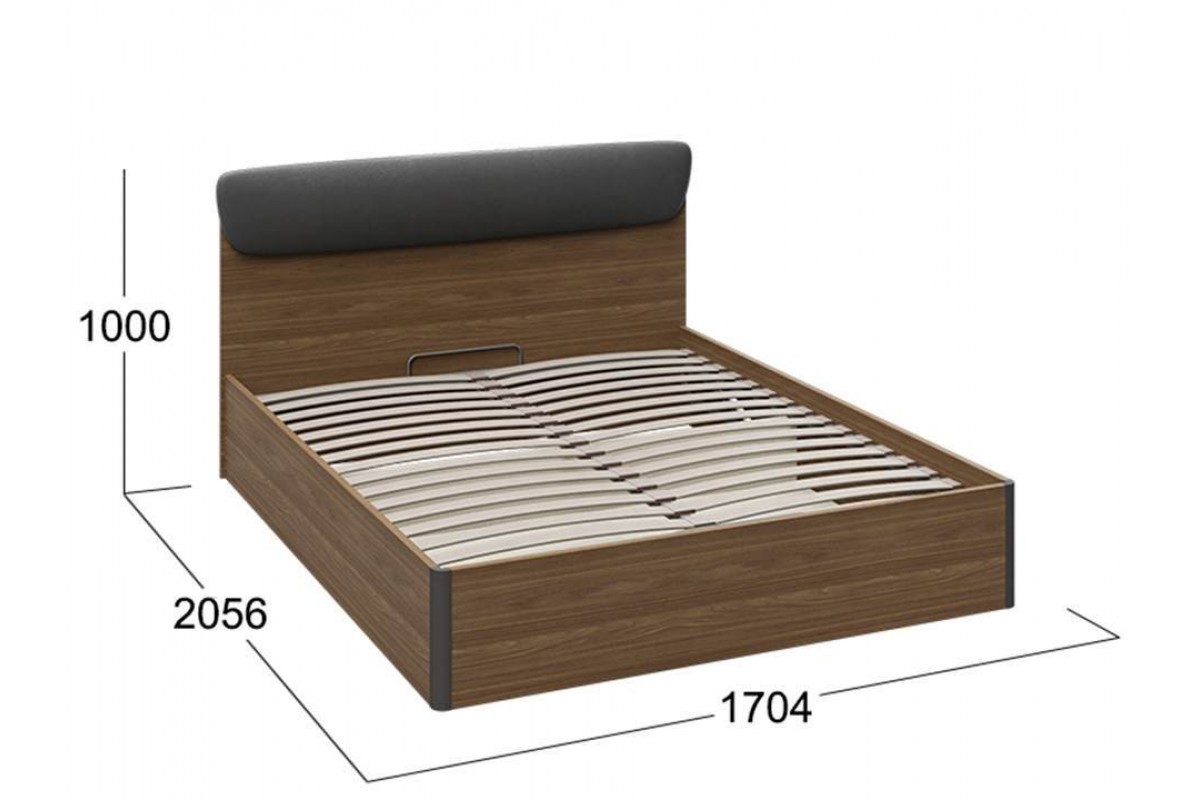 Кровать с мягким элементом