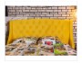 Мягкая кровать "Stefani" 1600 желтая с подъемным механ недорого