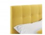 Мягкая кровать Selesta 1200 желтая с ортопед.основанием распродажа