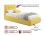 Мягкая кровать Selesta 900 желтая с подъем.механизмом с матрасом фото