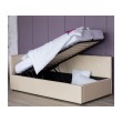 Односпальная кровать-тахта Bonna 900 беж кожа с подъемным механи от производителя