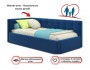 Односпальная кровать-тахта Bonna 900 синяя с подъемным механизмо купить
