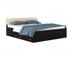 Двуспальная кровать  "Виктория МБ" 1800*200 с мягким фото