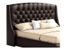 Мягкая двуспальная кровать "Стефани" 1400 экокожа с от производителя