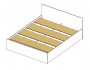 Кровать Доминика с блоком 160 (Венге) с матрасом ГОСТ от производителя