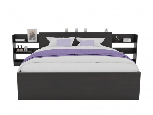 Кровать Доминика с блоком 160 (Венге) с матрасом ГОСТ фото