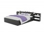 Кровать Доминика с блоком 160 (Венге) с матрасом АСТРА от производителя