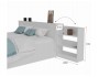 Кровать Доминика с блоком и ящиками 180 (Белый) от производителя