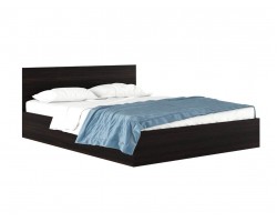 Двуспальная кровать  "Виктория" 1600 венге с матрасом  фото