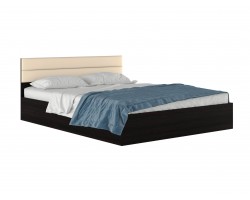 Двуспальная кровать "Виктория МБ" 160 см. венге с фото