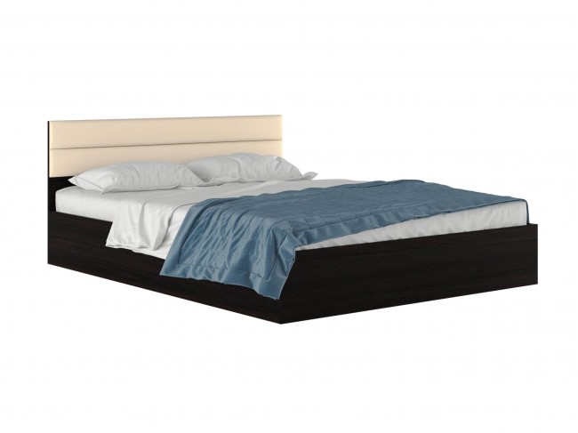 Двуспальная кровать "Виктория МБ" 160 см. венге с фото