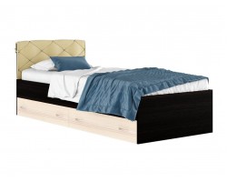 Односпальная кровать "Виктория-П" с ящиками и подушкой фото