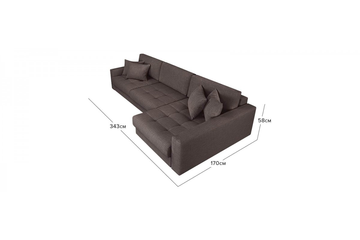 угловой модульный диван брайтон