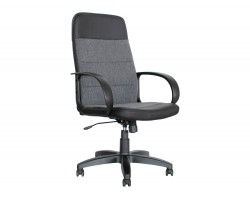 Компьютерное кресло Офисное Office Lab standart-1581 Эко кожа черный / ткань