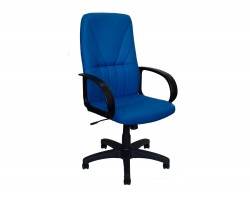 Компьютерное кресло Офисное Office Lab standart-1371 ЭК Эко кожа синяя