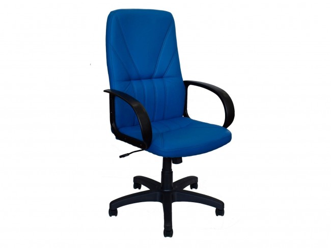 Офисное кресло Office Lab standart-1371 ЭК Эко кожа синяя фото
