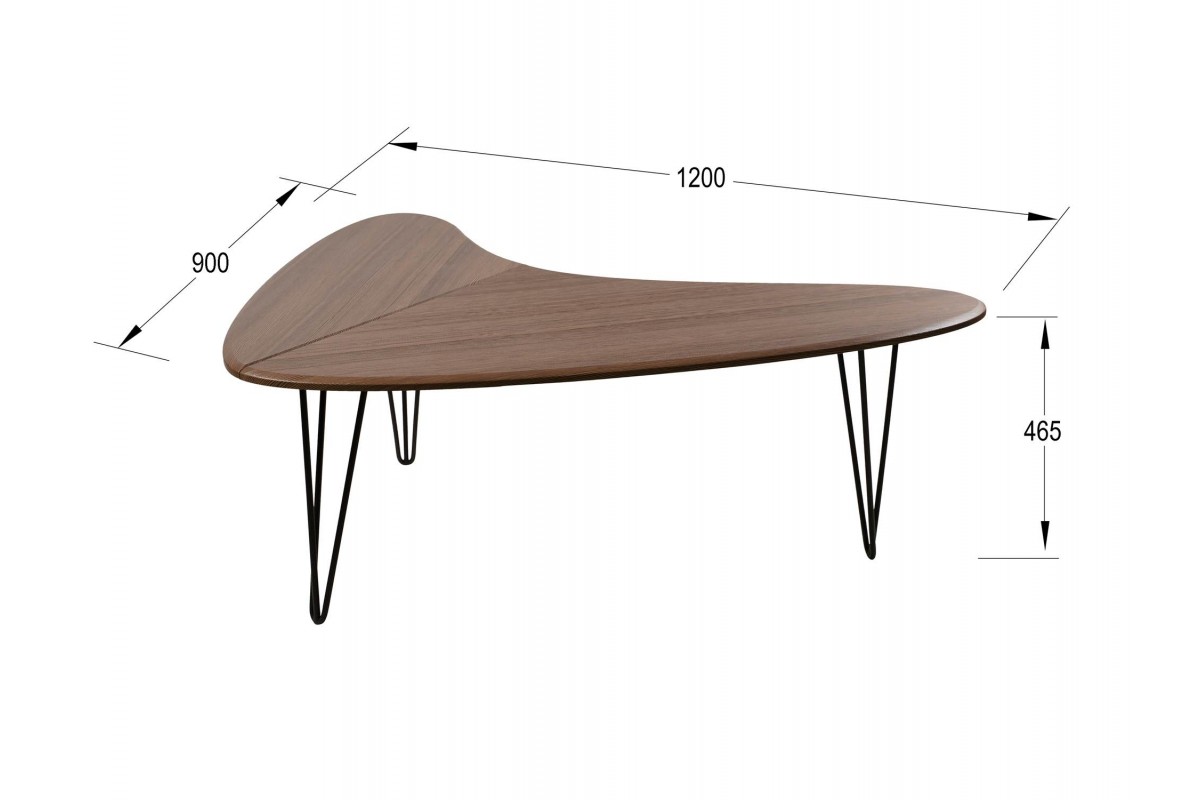 Журнальный стол бумеранг