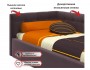 Односпальная кровать-тахта Bonna 900 шоколад ортопед.основание с от производителя