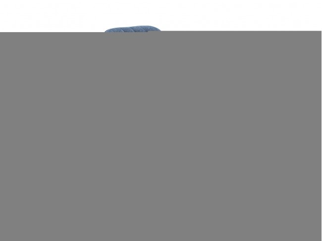 Стул с подлокотниками Leset Слим, каркас Черный, велюр Синий фото