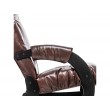 Кресло-качалка Модель 68 (Leset Футура) Венге текстура, к/з Anti распродажа