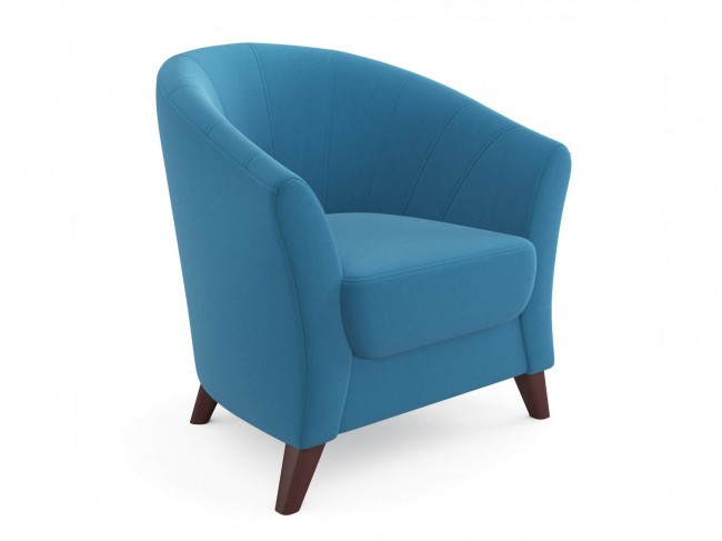 Мягкое кресло Line синий фото