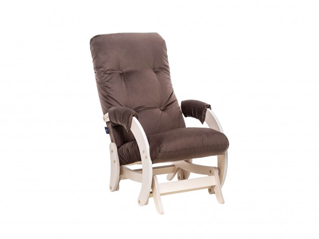 Кресло-качалка Модель 68 (Leset Футура) Дуб беленый, ткань V 23 фото