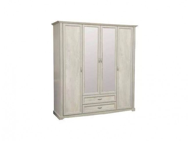 Шкаф для одежды Сохо 32.01 бетон белый/бетон патина фото