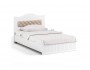 Кровать 1200 с мягким элементом Монако МН-7 + МН-7А белое дерево распродажа