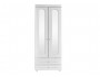 Шкаф 2-х дверный с зеркалами и ящиками (гл.410) Афина АФ-45 бело недорого