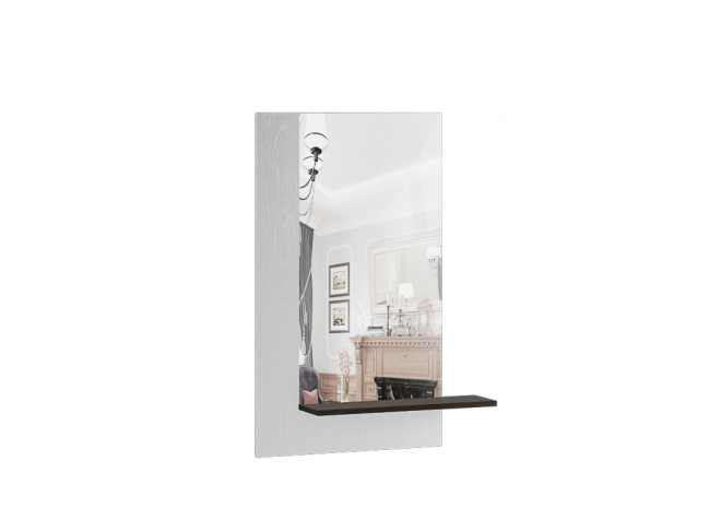 Зеркало Модена МЗ-20, ясень анкор светлый/венге фото