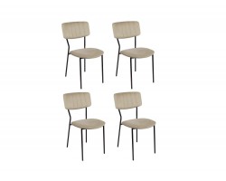 Комплект стульев Бонд, темно-бежевый фото