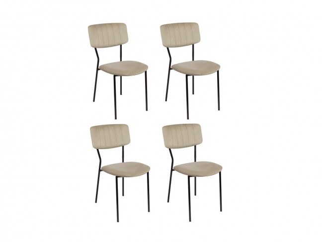 Комплект стульев Бонд, темно-бежевый фото