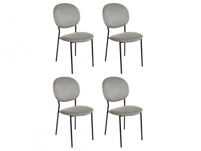 Комплект стульев Монро, темно-серый фото