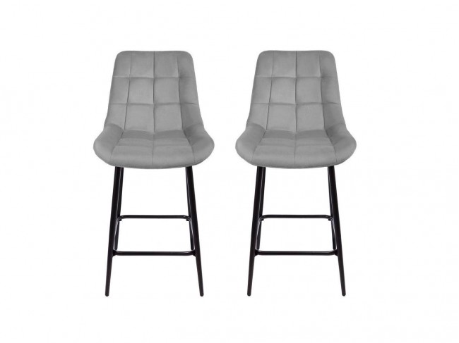 Комплект полубарных стульев Кукки, серый фото