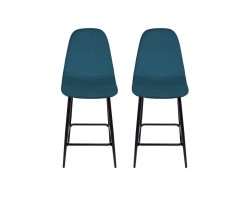 Комплект полубарных стульев Симпл, синий фото