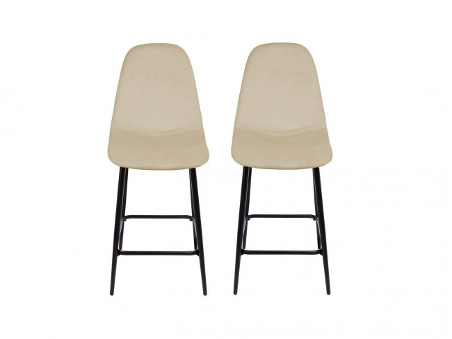 Комплект полубарных стульев Симпл, темно-бежевый фото
