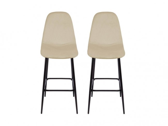 Комплект барных стульев Симпл, темно-бежевый фото