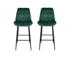 Комплект барных стульев Кукки, зеленый фото