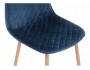 Capri dark blue / wood Стул фото