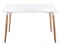 Table 110 white / wood Стол фото