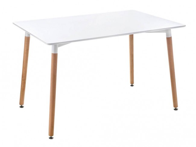 Table 110 white / wood Стол фото