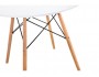 Table 80 white / wood Стол деревянный фото