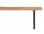 Алеста Лофт 120 25 мм дуб вотан / черный матовый Стол деревянный недорого