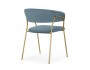 Kamelia 1 light blue /gold Стул фото