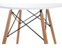 Table 90 white / wood Стол деревянный фото