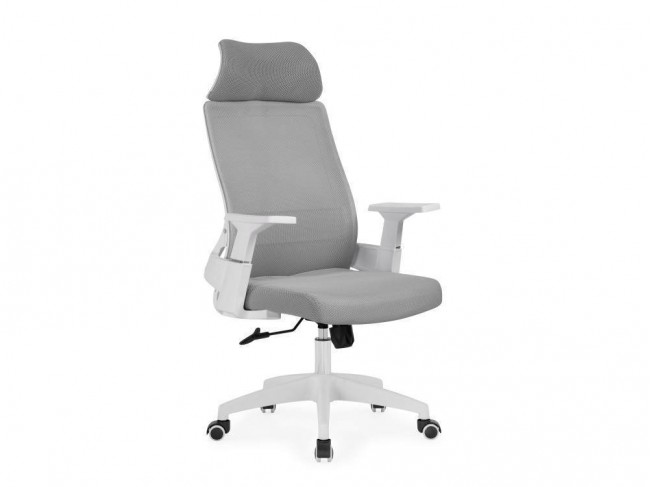 Flok gray / white Компьютерное кресло фото