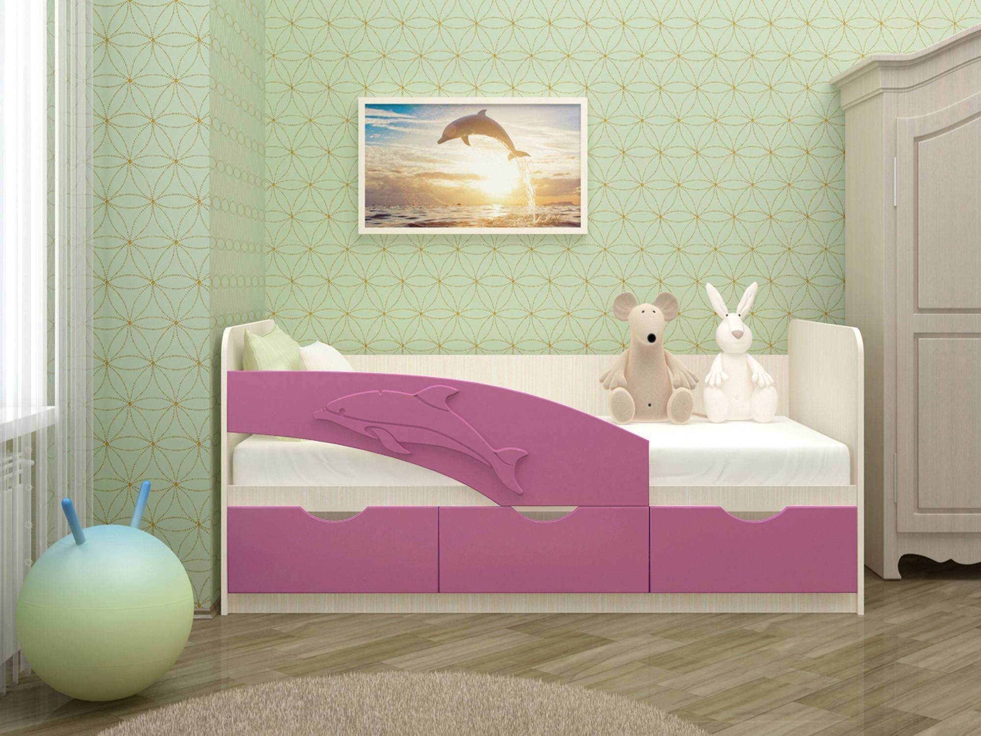 Детская кровать Дельфин 80х160