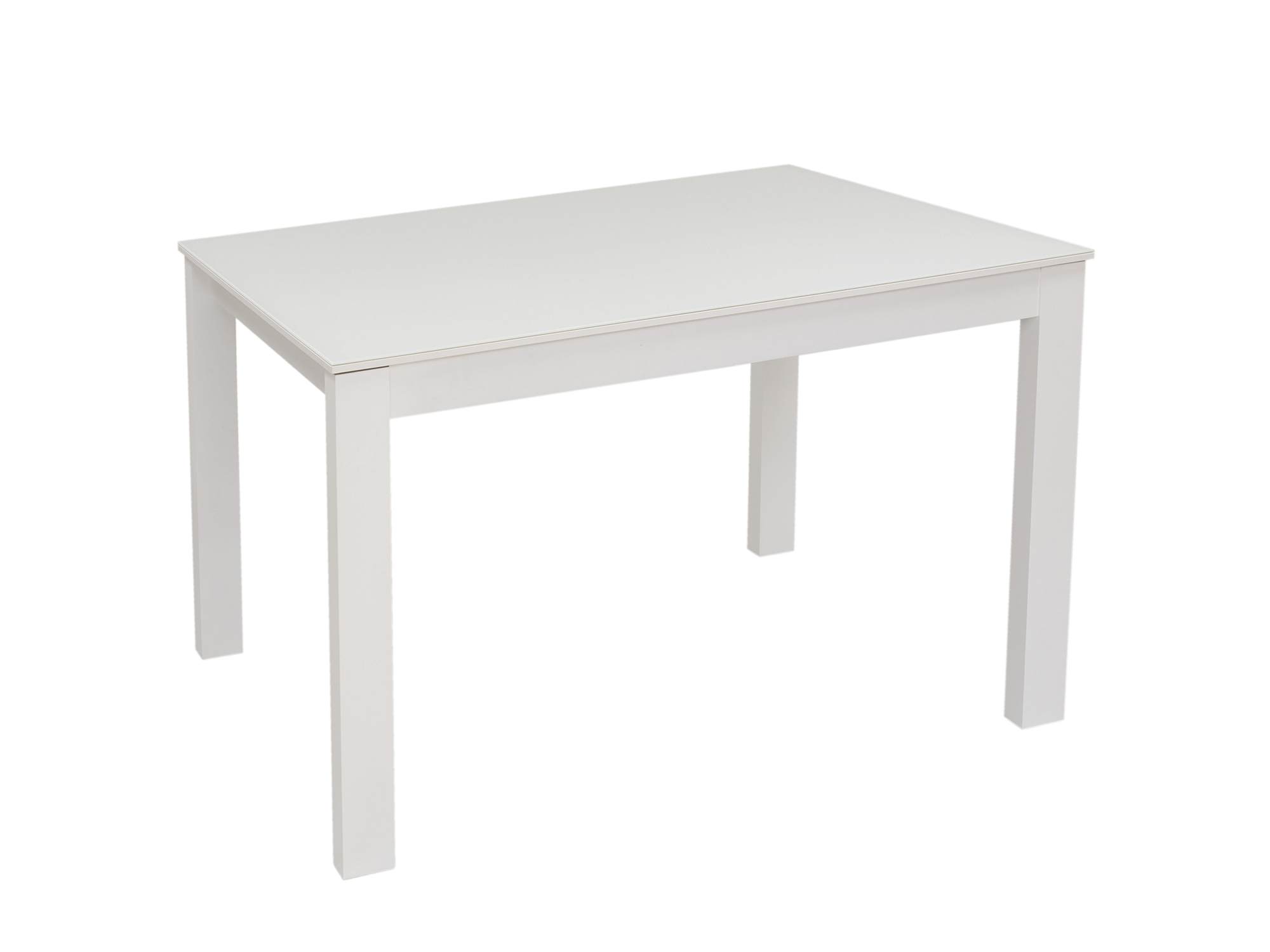 ОЛМСТАД стол, белый, 90x70 см